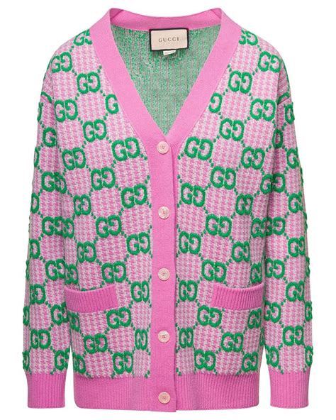 pink gucci sweatshirt cheap|gucci pink and green cardigan.